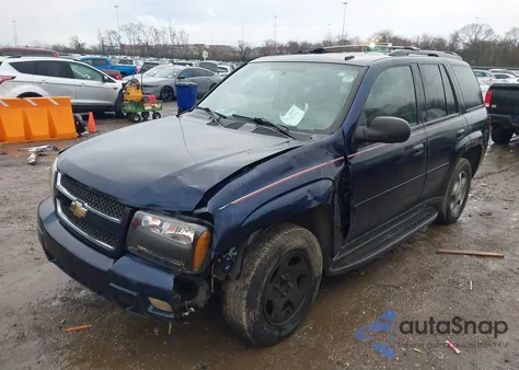 2008 Chevrolet Trailblazer Lt z USA, uszkodzony, nr VIN 1GNDS13S882148368